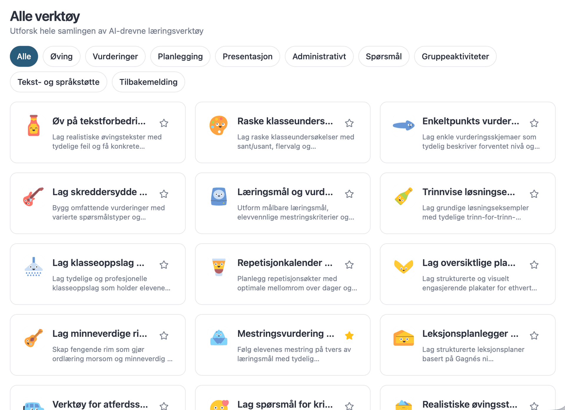 Over 100 teacher-ready AI tools